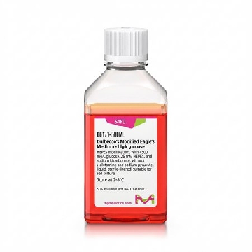杜氏改良 Eagle 培养基 - 高葡萄糖，500ML，D6171-500ML，SAFC