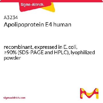 Apolipoprotein E4 human，100UG，A3234-100UG，Sigma