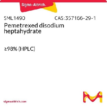 培美曲塞 二钠 七水合物，10MG，SML1490-10MG，Sigma