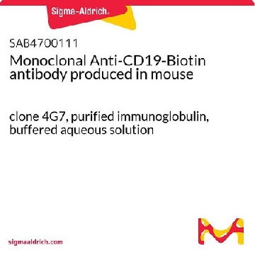 Monoclonal Anti-CD19-Biotin antibody produced in mouse，100UG，SAB4700111-100UG，Sigma