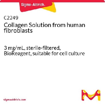 胶原蛋白溶液 来源于人类成纤维细胞，20ML，C2249-20ML，Sigma