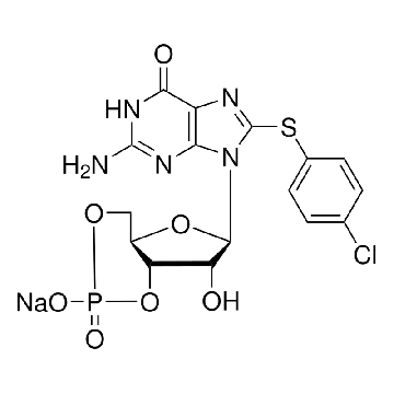 8-（4-氯苯硫基）-鸟苷 3′,5′-环单磷酸 钠盐，50MG，C5438-50MG，Sigma