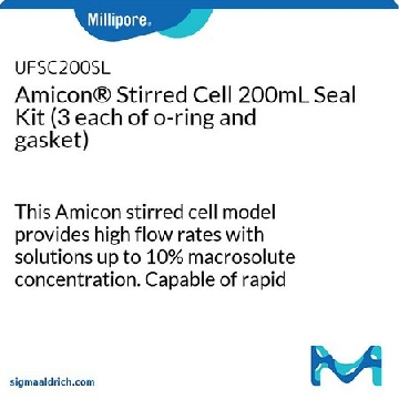 Amicon® 200mL搅拌式超滤杯密封套件（O形圈和垫圈各3个），1EA，UFSC200SL，密理博