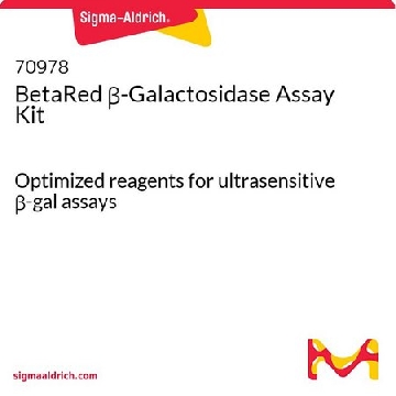BetaRed β-Galactosidase Assay Kit，500EA，70978-3CN，Sigma