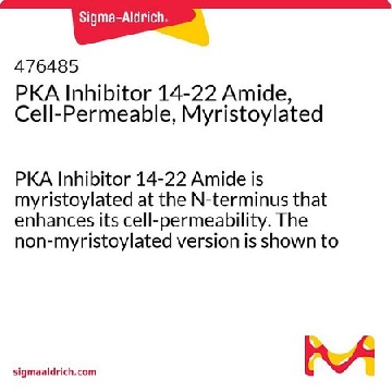 PKA抑制剂14-22酰胺，细胞可渗透，豆蔻酰化，500UG，476485-500UGCN，Sigma