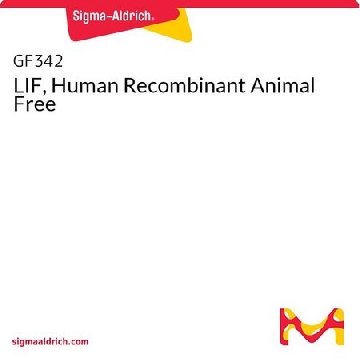 LIF, Human Recombinant Animal Free，25UG，GF342，Sigma