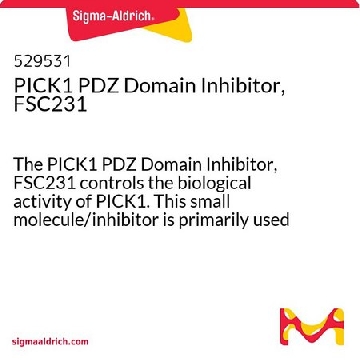PICK1 PDZ结构域抑制剂，FSC231，10MG，529531-10MGCN，Sigma