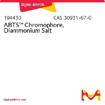 ABTS™ Chromophore, Diammonium Salt，1G，194430-1GMCN，Sigma