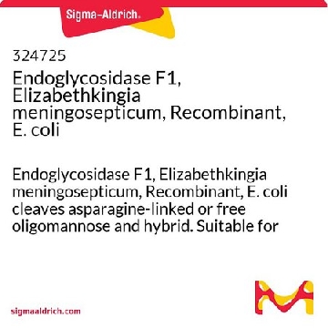 Endoglycosidase F1, Elizabethkingia meningosepticum, Recombinant, E. coli，700MIU，324725-700MIUCN，Sigma