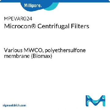 Microcon® Centrifugal Filters，24EA，MPEVAR024，Sigma