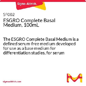 ESGRO Complete Basal Medium, 100mL，100ML，SF002-100，Sigma