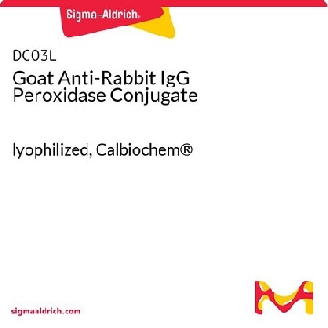 山羊抗兔IgG过氧化物酶偶联物，200UG，DC03L-200UGCN，Sigma