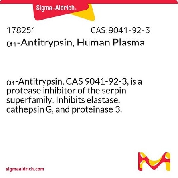 α1-Antitrypsin, Human Plasma，1MG，178251-1MGCN，Sigma
