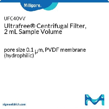 Ultrafree®离心过滤器，2 mL样品体积，25EA，UFC40VV25，密理博