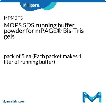 MOPS SDS电泳缓冲液粉末，用于mPAGE® Bis-Tris凝胶，1EACH，MPM0PS，密理博