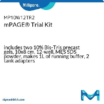 mPAGE®预制胶试用套装，1KIT，MP10W12TR2，密理博