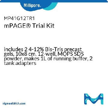mPAGE®预制胶试用套装，1EACH，MP41G12TR1，密理博