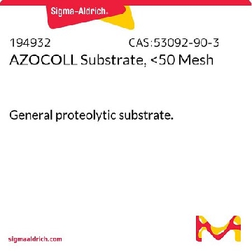 AZOCOLL Substrate, <50 Mesh，1G，194932-1GMCN，Sigma