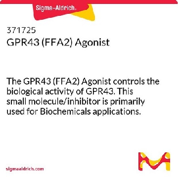 GPR43（FFA2）激动剂，10MG，371725-10MGCN，Sigma