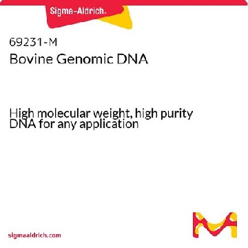 Bovine Genomic DNA，100UG，69231-3CN，Sigma