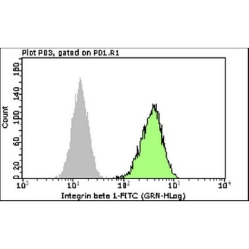 Milli-Mark® Anti-Integrin β1 (CD29)-FITC conjugate Antibody, clone MB1.2，100TESTS，FCMAB269F，Sigma
