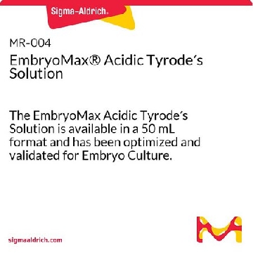EmbryoMax®酸性台氏液′，50ML，MR-004-D，Sigma
