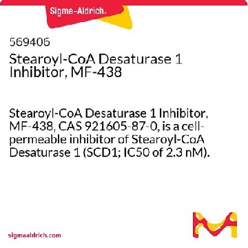 硬脂酰辅酶A去饱和酶1抑制剂，MF-438，10MG，569406-10MGCN，Sigma