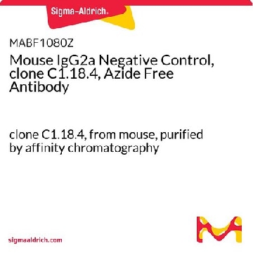 Mouse IgG2a Negative Control, clone C1.18.4, Azide Free Antibody，100UG，MABF1080Z，Sigma