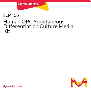 Human OPC Spontaneous Differentiation Culture Media Kit，100ML，SCM106，Sigma