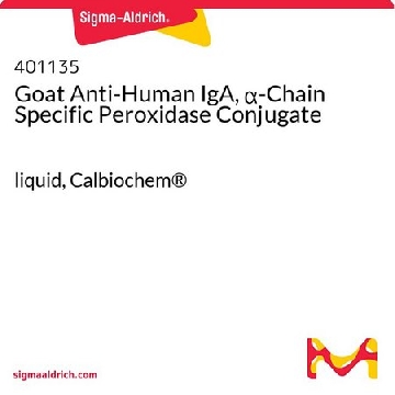 Goat Anti-Human IgA, α-Chain Specific Peroxidase Conjugate，2ML，401135-2MLCN，Sigma
