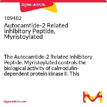 Autocamtide-2相关抑制肽，肉豆蔻酰化，500UG，189482-500UGCN，Sigma