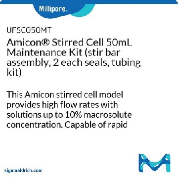 Amicon® 搅拌池50mL维护试剂盒（搅拌棒组件，每个密封件2个，管路试剂盒），1EA，UFSC050MT，密理博