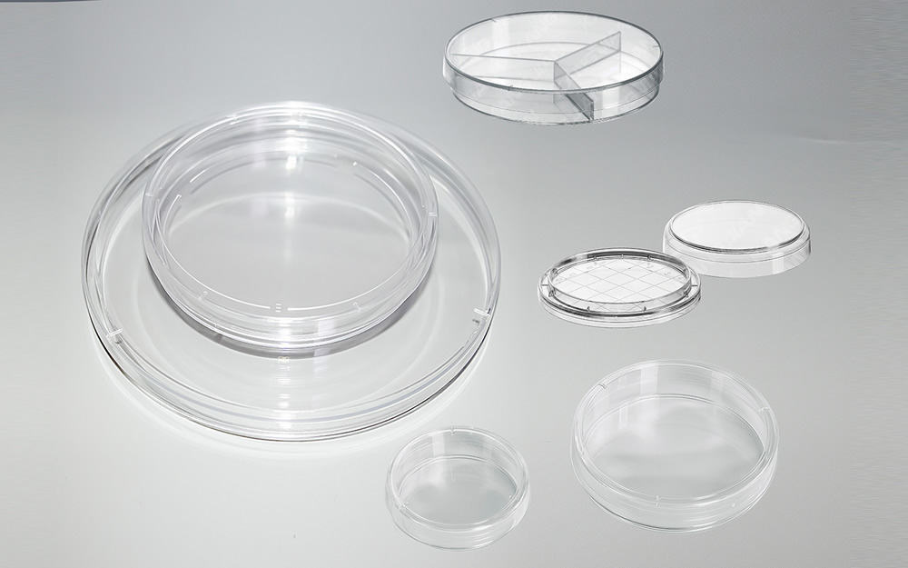 细菌培养皿，Rodac Dish, 60mm, 网格，平面，PS，灭菌，20/包，50包/箱，PD60-RGF，铂杰