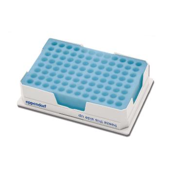 PCR-Cooler 低温指示冰盒 0.2 ml, 蓝色冰盒，3881000031，Eppendorf，艾本德